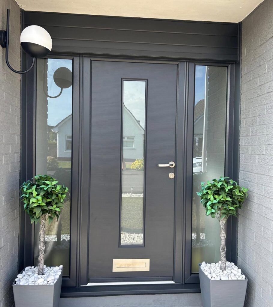 replacement uPVC door installed on UK home